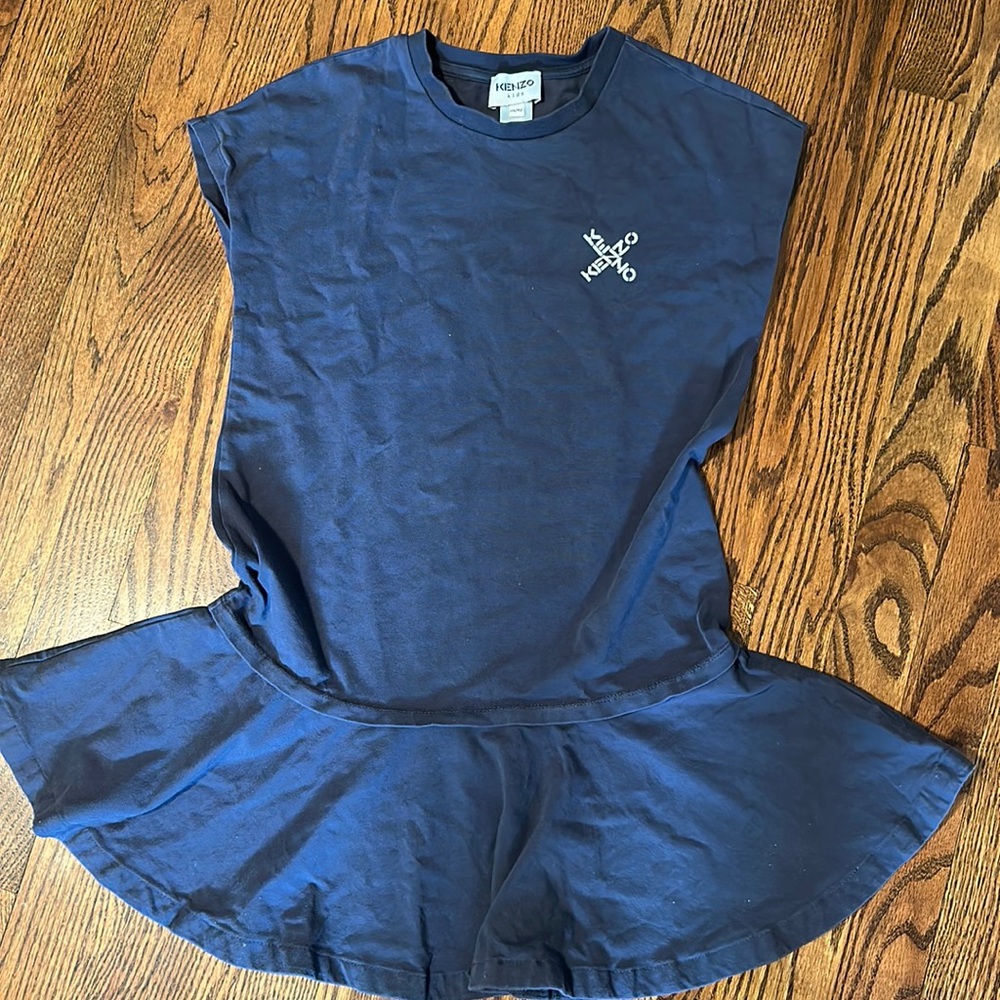 Adorable Kenzo dark gray size 12 girls dress